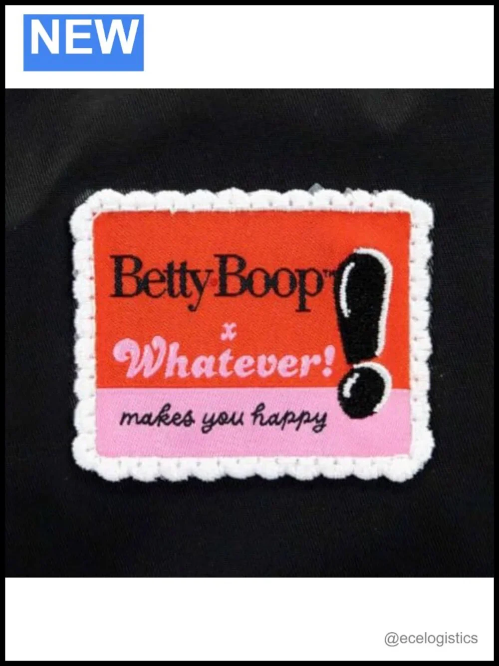 Betty Boop Padded Nylon Tote Bag Collectible Shoulder Bag